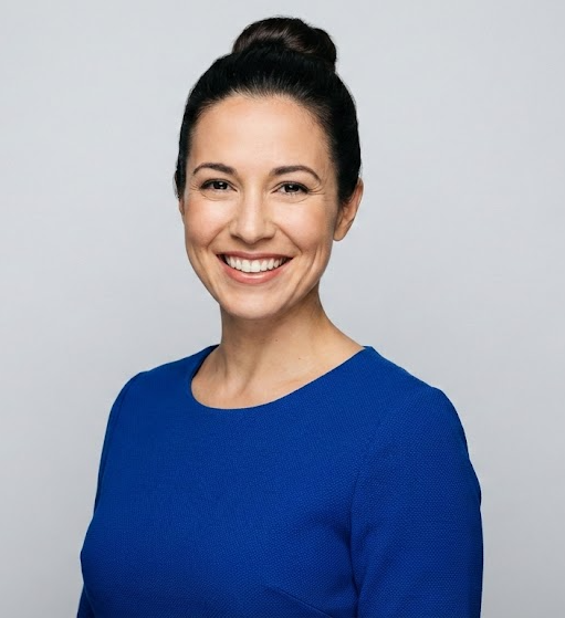 Professional AI headshot result generated by CareerShotAI for Julia